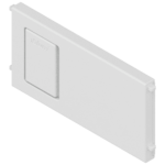 Поперечный разделитель для рамки AMBIA-LINE, 100 мм, белый шелк. ZC7Q010SS