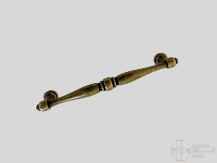 Мебельная ручка-скоба, (WMN619) 128 мм, античная бронза